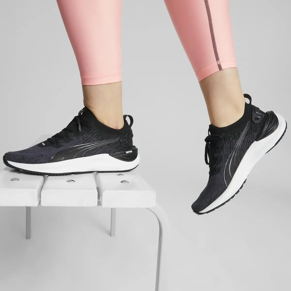 Puma Electrify NITRO  3 Knit Wn Siyah Kadın Koşu Ayakkabısı