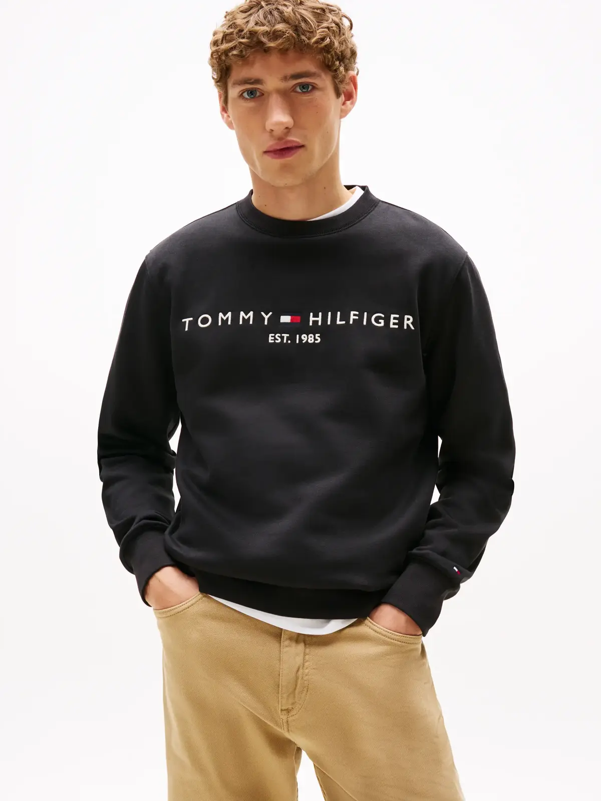 TOMMY LOGO SWEATSHIR, BDS