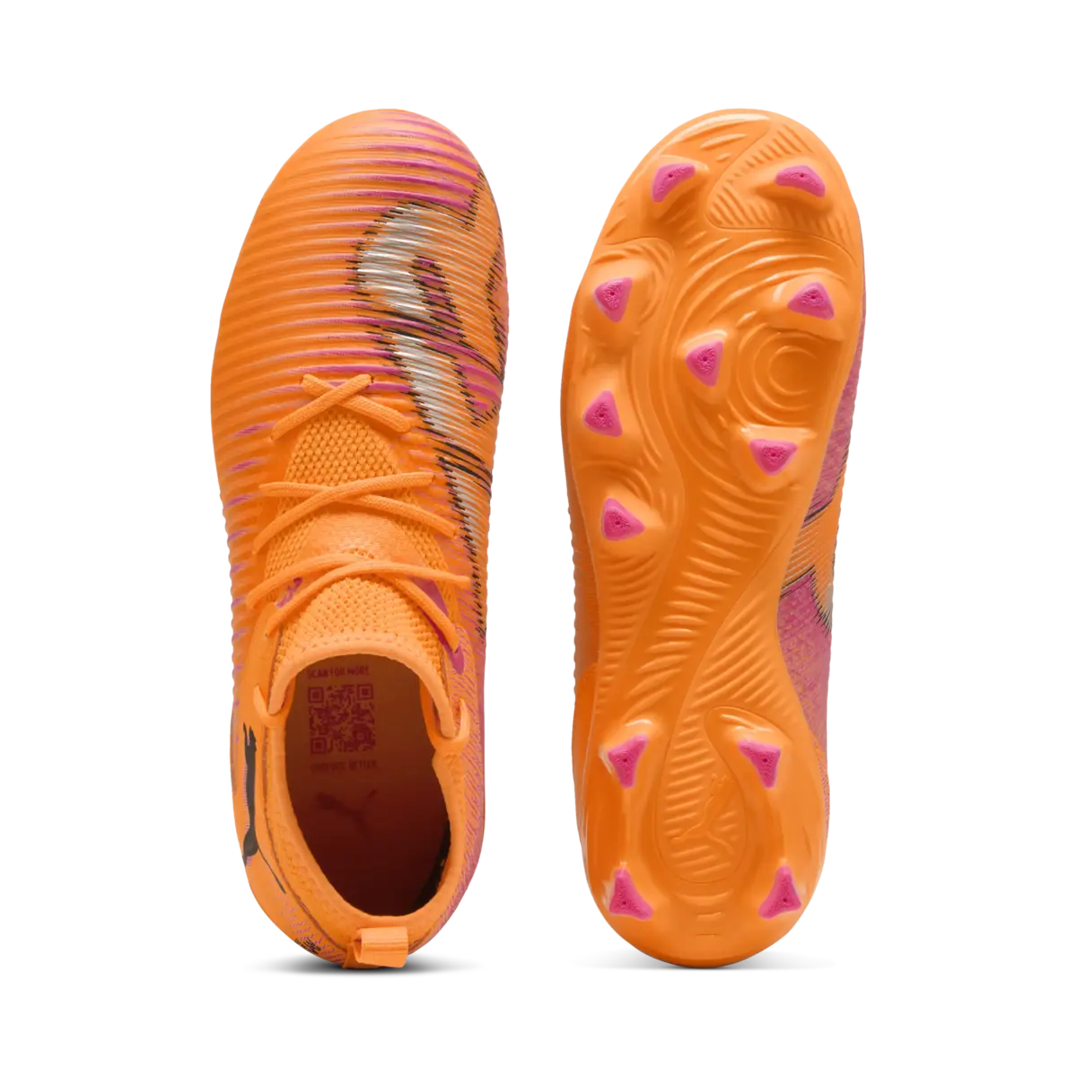 Puma FUTURE 8 MATCH FG/AG Jr Turuncu Erkek Çocuk Krampon