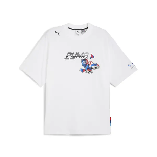 Puma BMW MMS STICKER TEE Beyaz Erkek T-Shirt