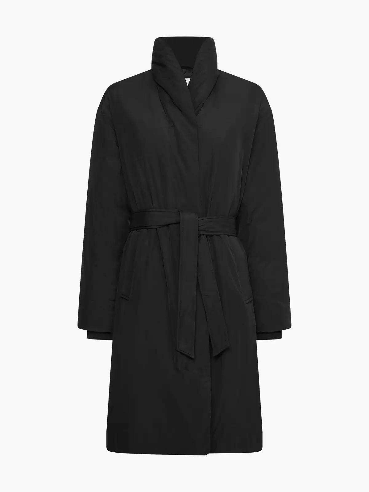 Calvin Klein RECYCLED DOWN WRAP P Kadın Siyah Şişme Mont