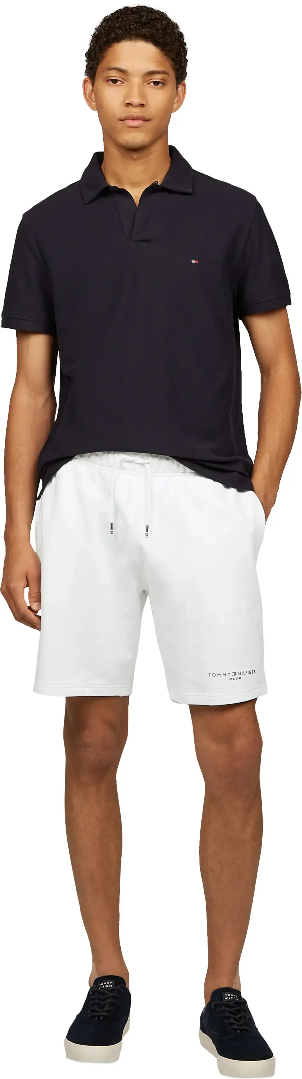 Tommy Hilfiger SMALL TOMMY LOGO SWE, YBR Beyaz Erkek Eşofman Altı