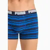 Puma PUMA HERITAGE STRIPE BOXER 2P blue Mavi Erkek 2'li Boxer