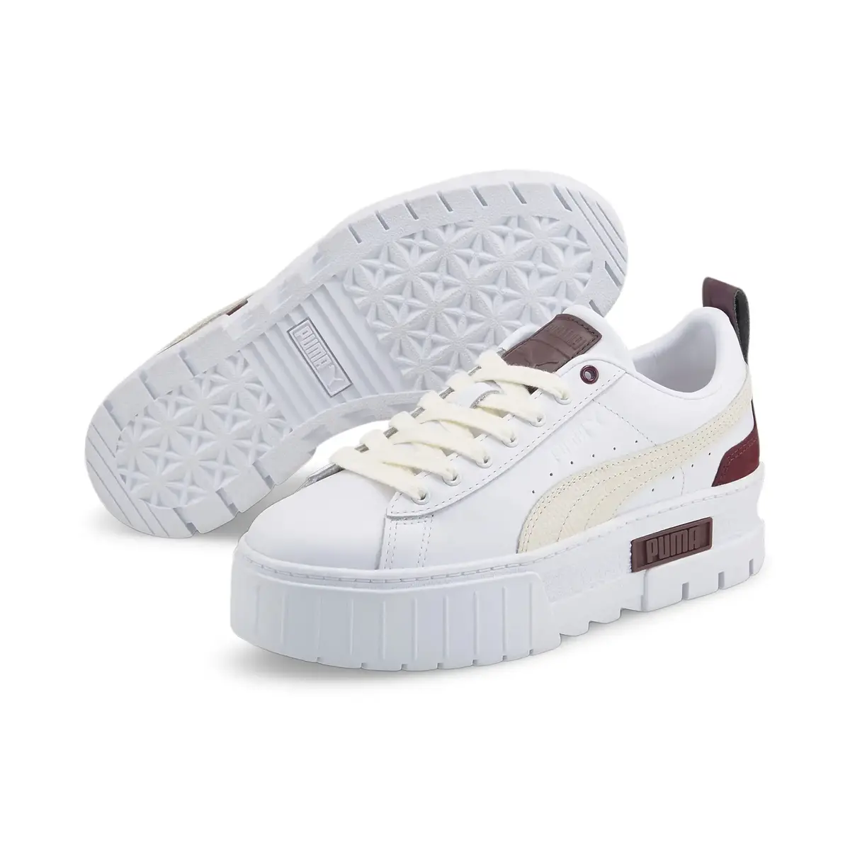 Puma Mayze Luxe Wns Beyaz Kadın Günlük Spor Ayakkabı