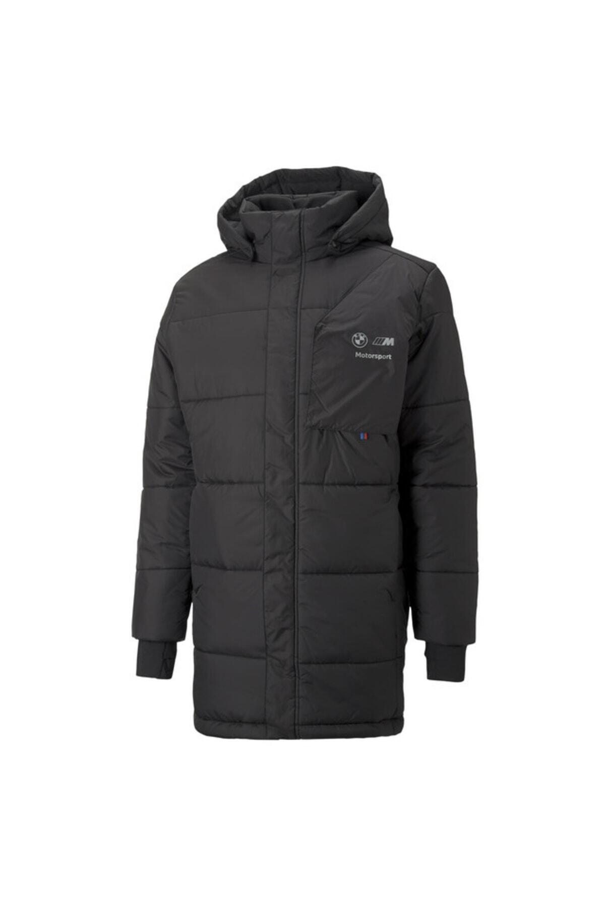 Puma Bmw Mms Life Winter Jacket Siyah Erkek Şişme Mont