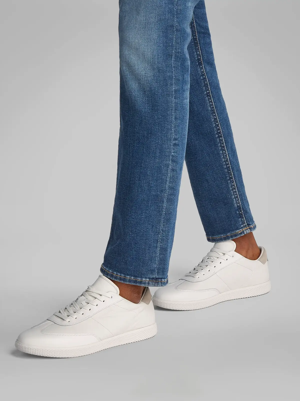 Calvin Klein LOW TOP LACE UP TMBL Beyaz Erkek Günlük Spor Ayakkabı