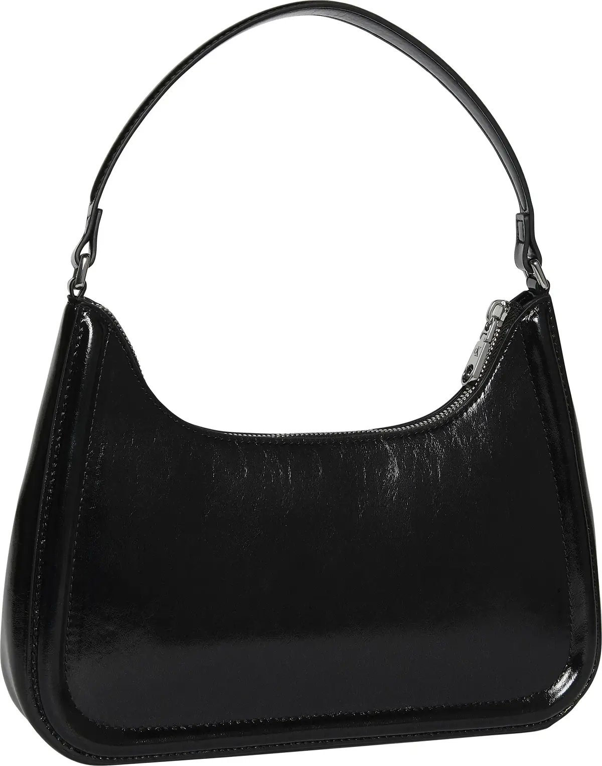 Calvin Klein BOLD CK METALLIC SHOULDER BAG Kadın Siyah El Çanta