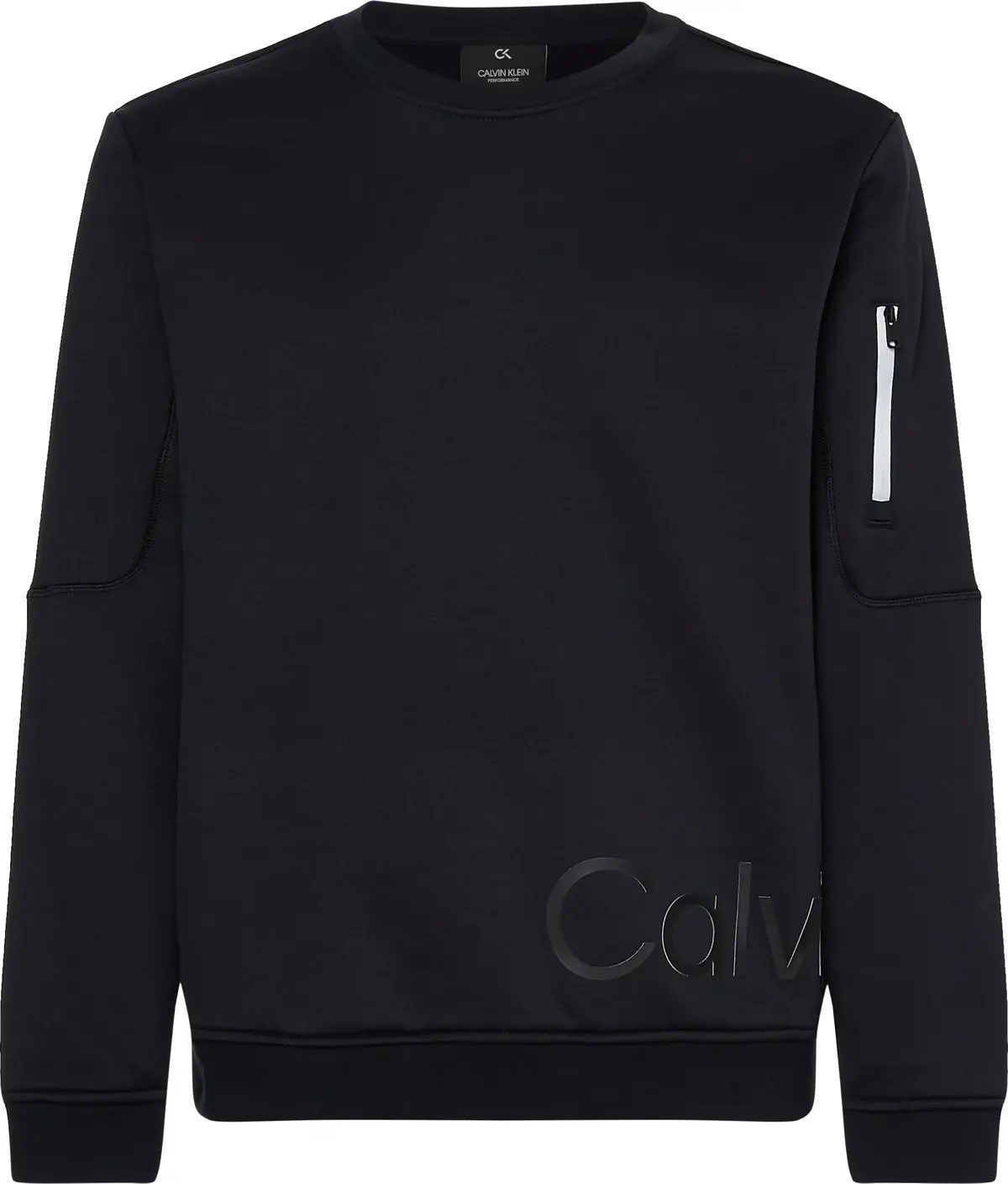 Calvin Klein PW - Pullover Erkek Siyah Sweatshirt