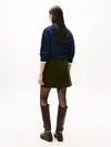 Tommy Hilfiger CORDUROY MINI SKIRT, MR8 Yeşil Kadın Etek