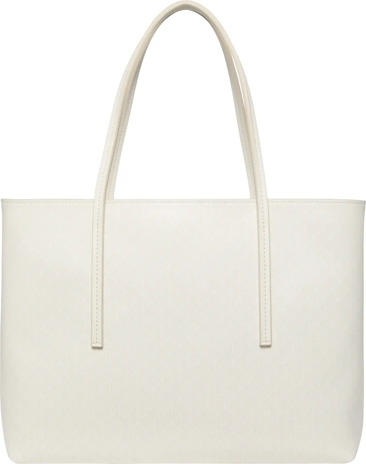 Calvin Klein EMBLEM AOP SMALL TOTE Kadın Beyaz El Çanta