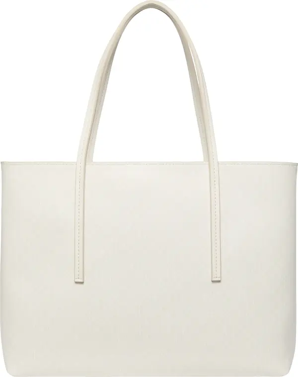 Calvin Klein EMBLEM AOP SMALL TOTE Kadın Beyaz El Çanta