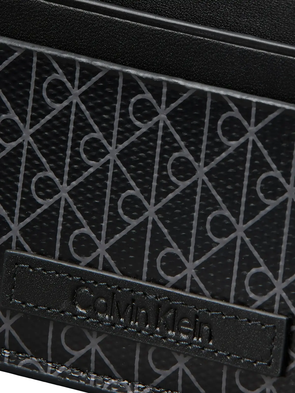 Calvin Klein EMBLEM AOP COATED EW Siyah Erkek Logolu Kartlık