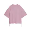 Puma DARE TO Oversized Ruched Tee Pembe Kadın T-Shirt