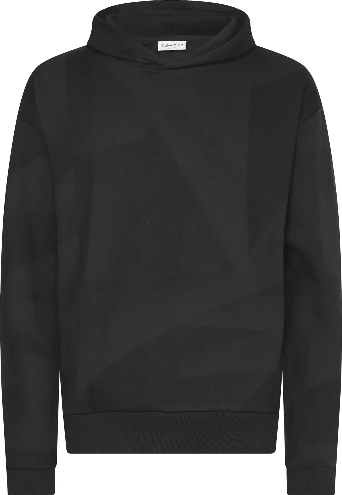 Calvin Klein SHADOW PRINT COMFORT Erkek Siyah Hoodie