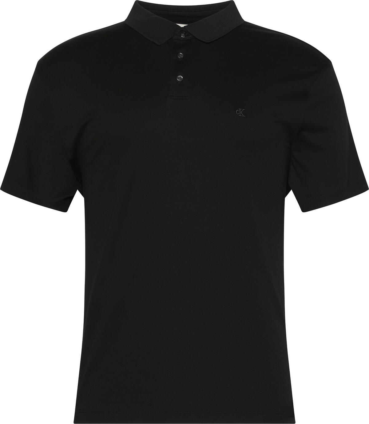 Calvin Klein SS SUPIMA CHEST EMB POLO Siyah Erkek Polo T-Shirt Calvin Klein SS SUPIMA CHEST EMB POLO Siyah Erkek Polo T-Shirt