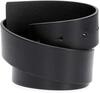 Calvin Klein CK ADJ.LOGO BELT 3.5, 001 Siyah Kadın Kemer