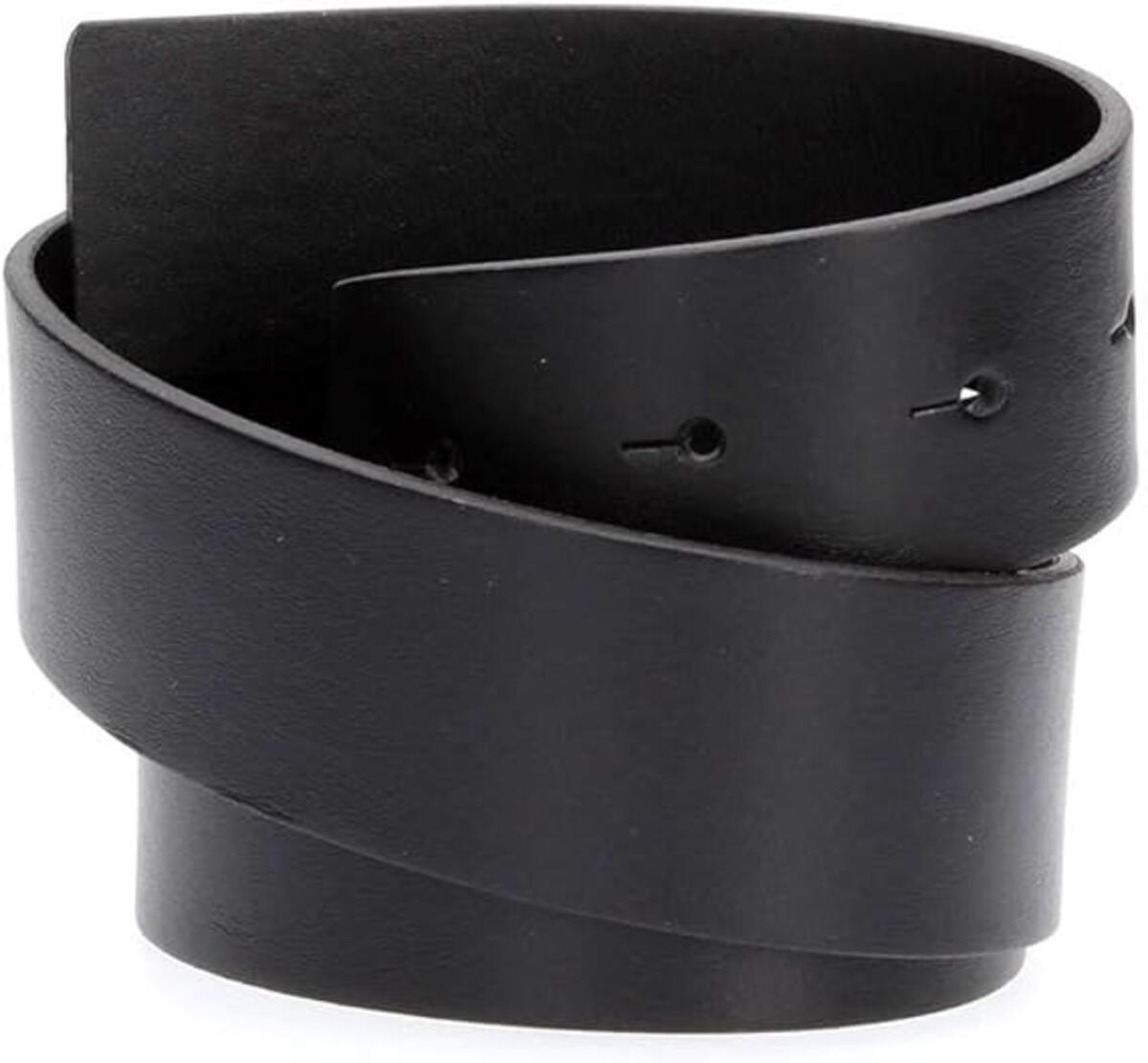 Calvin Klein CK ADJ.LOGO BELT 3.5, 001 Siyah Kadın Kemer