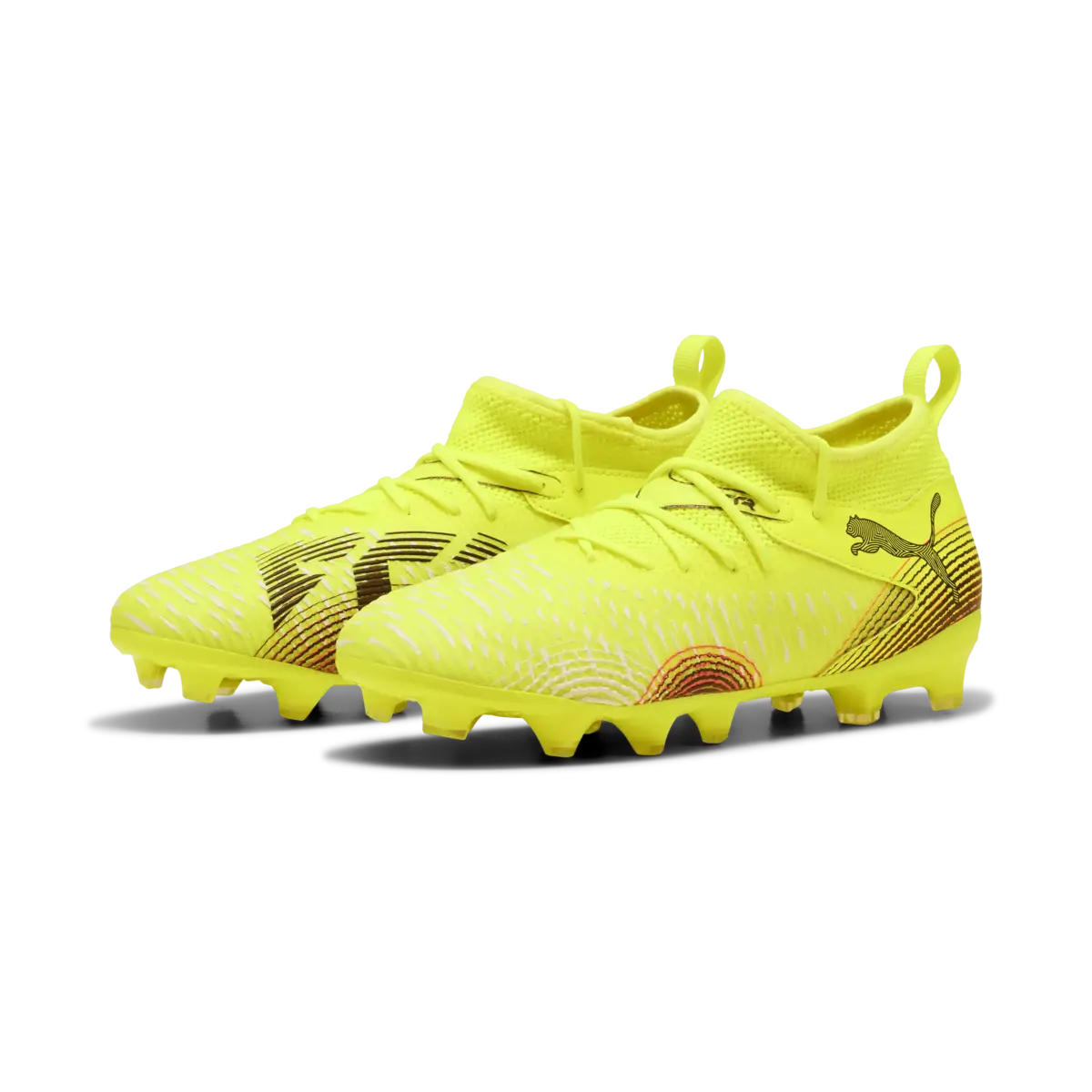 Puma FUTURE 8 MATCH FG/AG Jr Sarı Erkek Çocuk Krampon