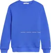 Calvin Klein MICRO LOGO SWEATSHIR Erkek Mavi Sweatshirt