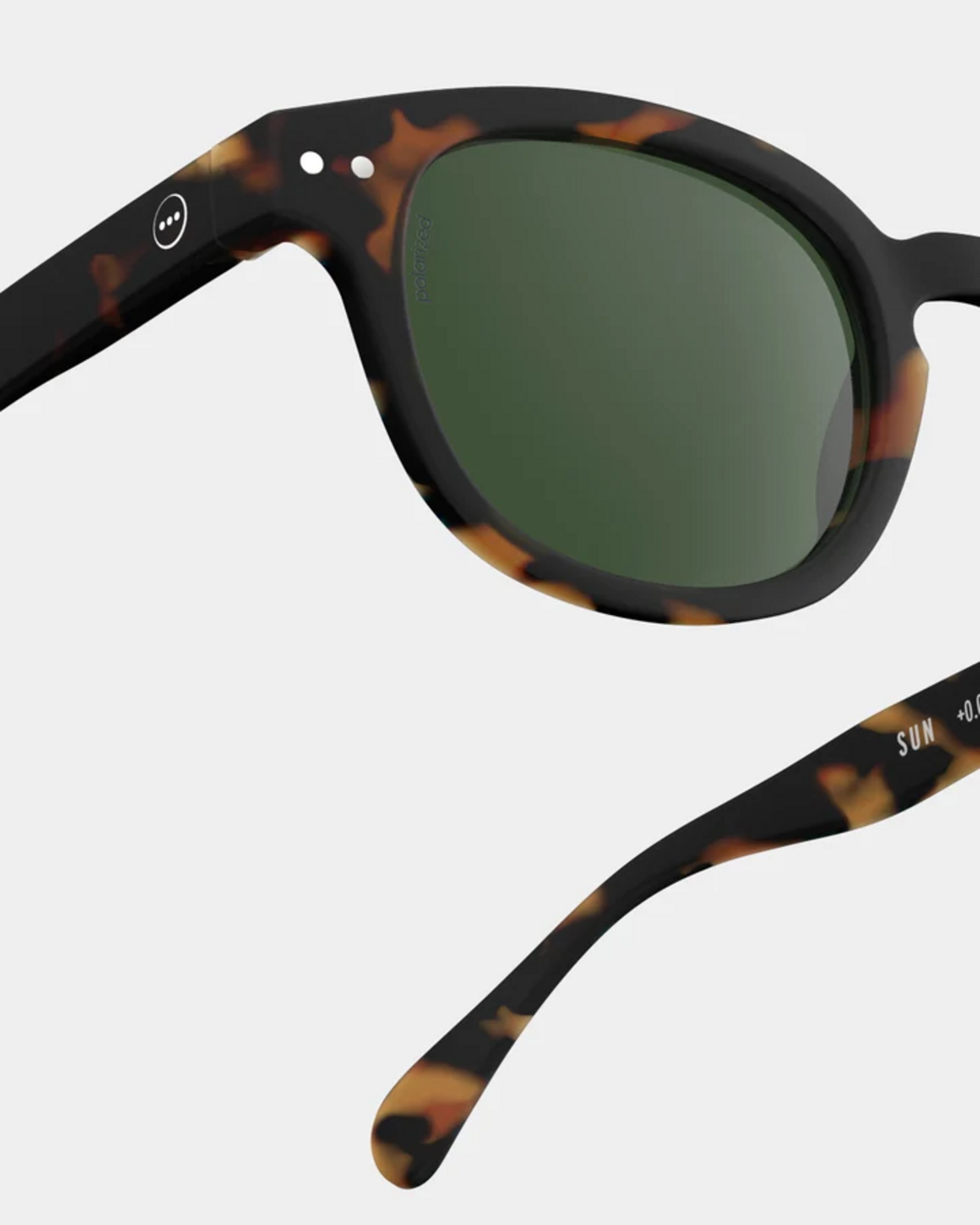 IZIPIZI Sun #C Polarized Tortoise - Kahverengi Yetişkin Polarize Güneş Gözlüğü