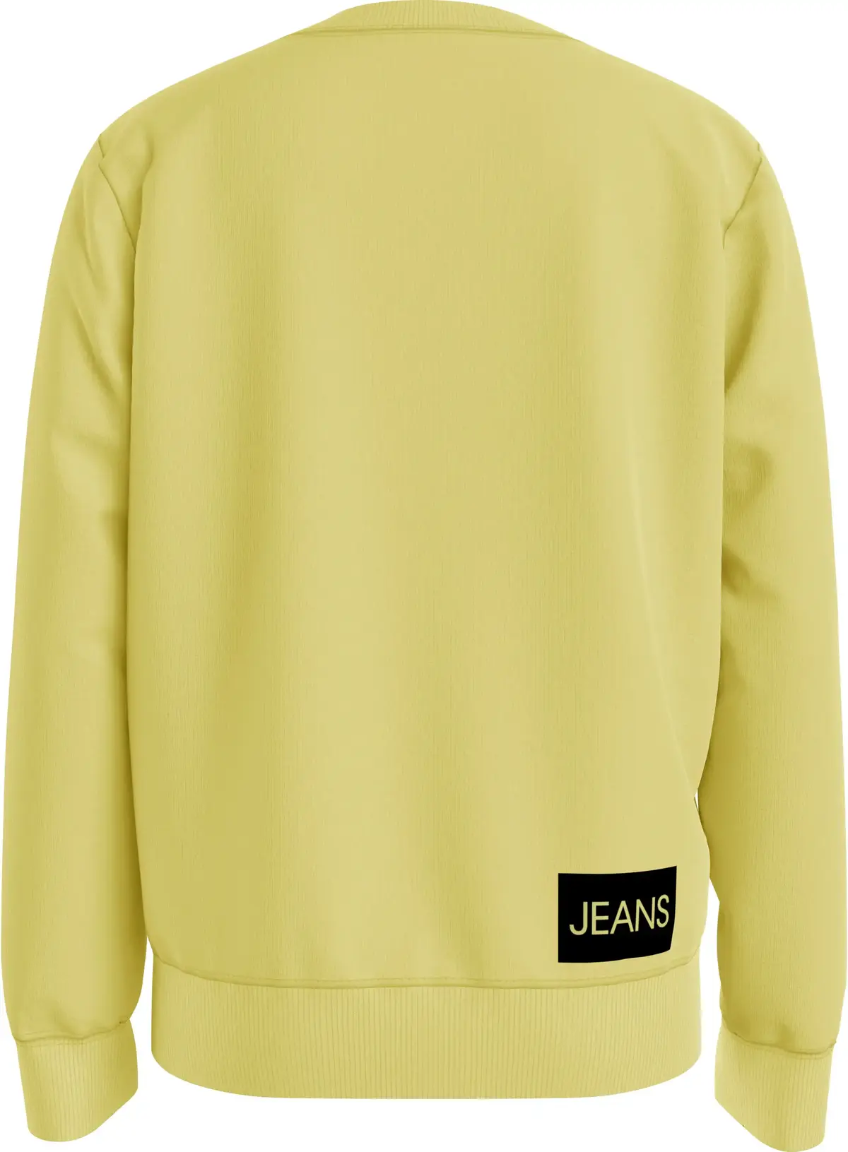 Calvin Klein INSTITUTIONAL LOGO S Erkek Sarı Sweatshirt