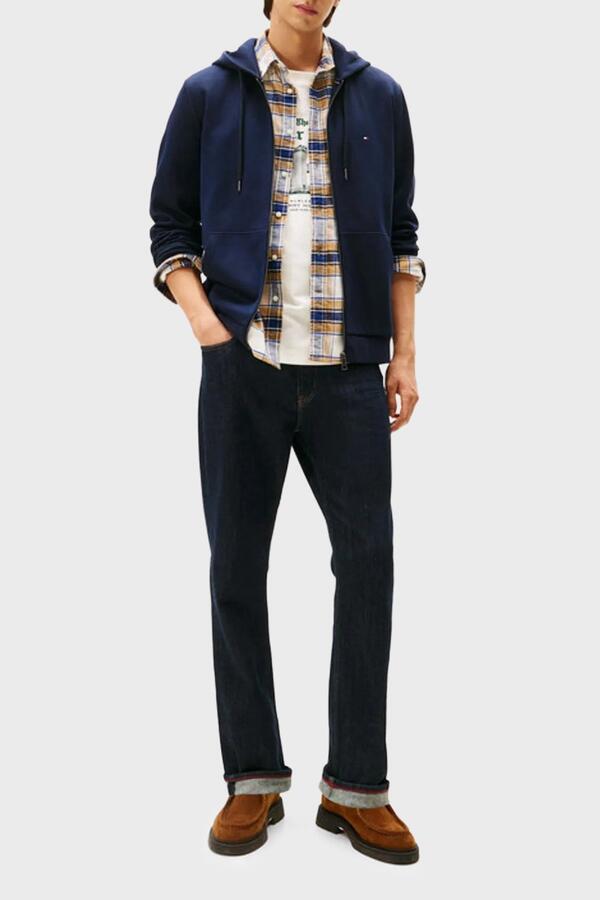 Tommy Hilfiger ESSENTIAL INTECHNO Z, DW5 Lacivert Erkek Sweatshirt