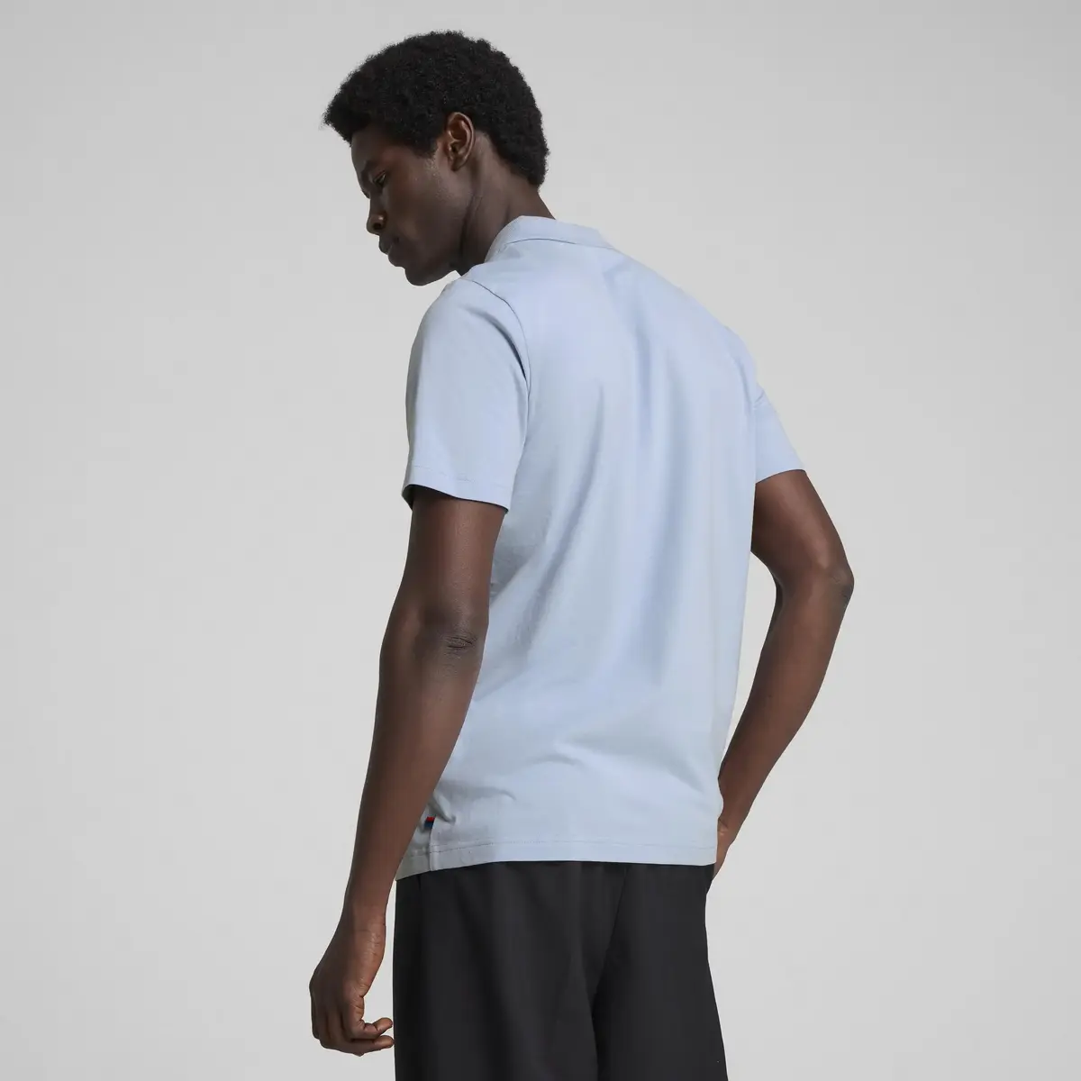 PUMA BMW MMS ESS Polo Mavi Erkek Polo T-Shirt