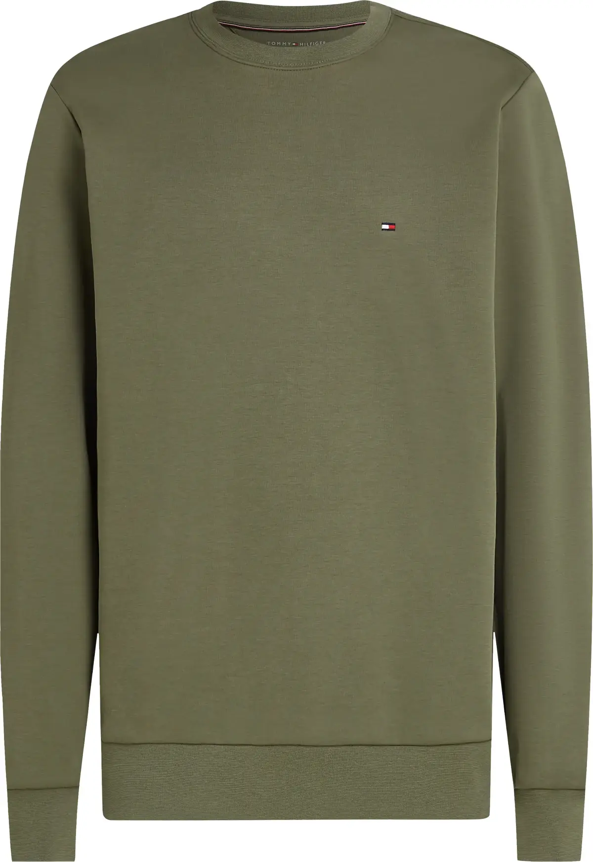 Tommy Hilfiger ESSENTIAL INTECHNO C, PLI Yeşil Erkek Sweatshirt