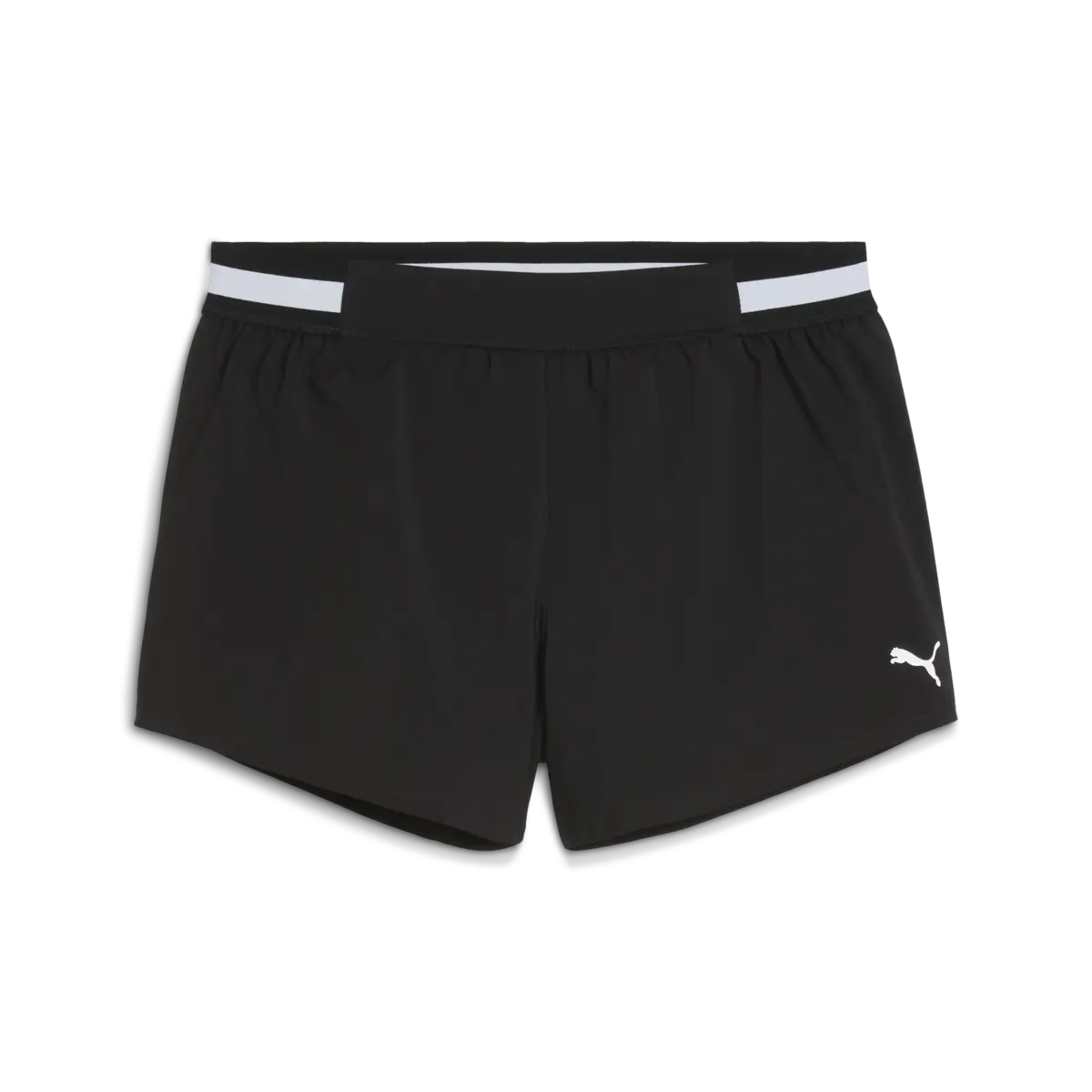 Puma W FLORAL RIBBON WOVEN SHORT Siyah Kadın Şort