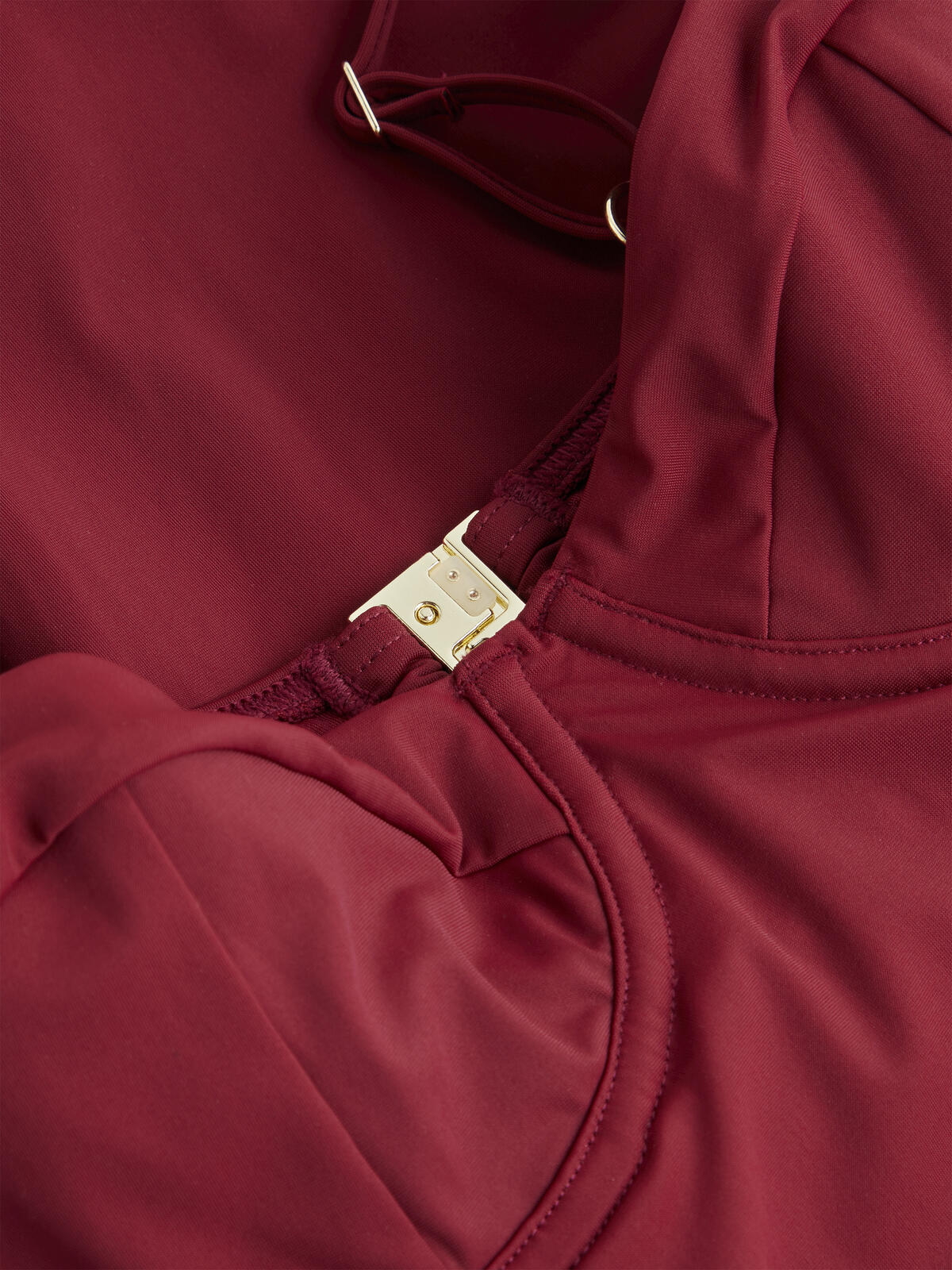 Calvin Klein BALCONETTE ONE PIECE Kadın Bordo Mayo