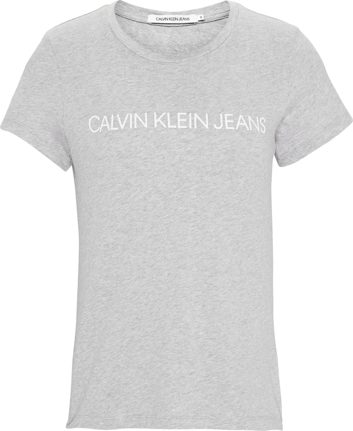 Calvin Klein CORE INSTIT LOGO SLI Kadın Gri T-Shirt