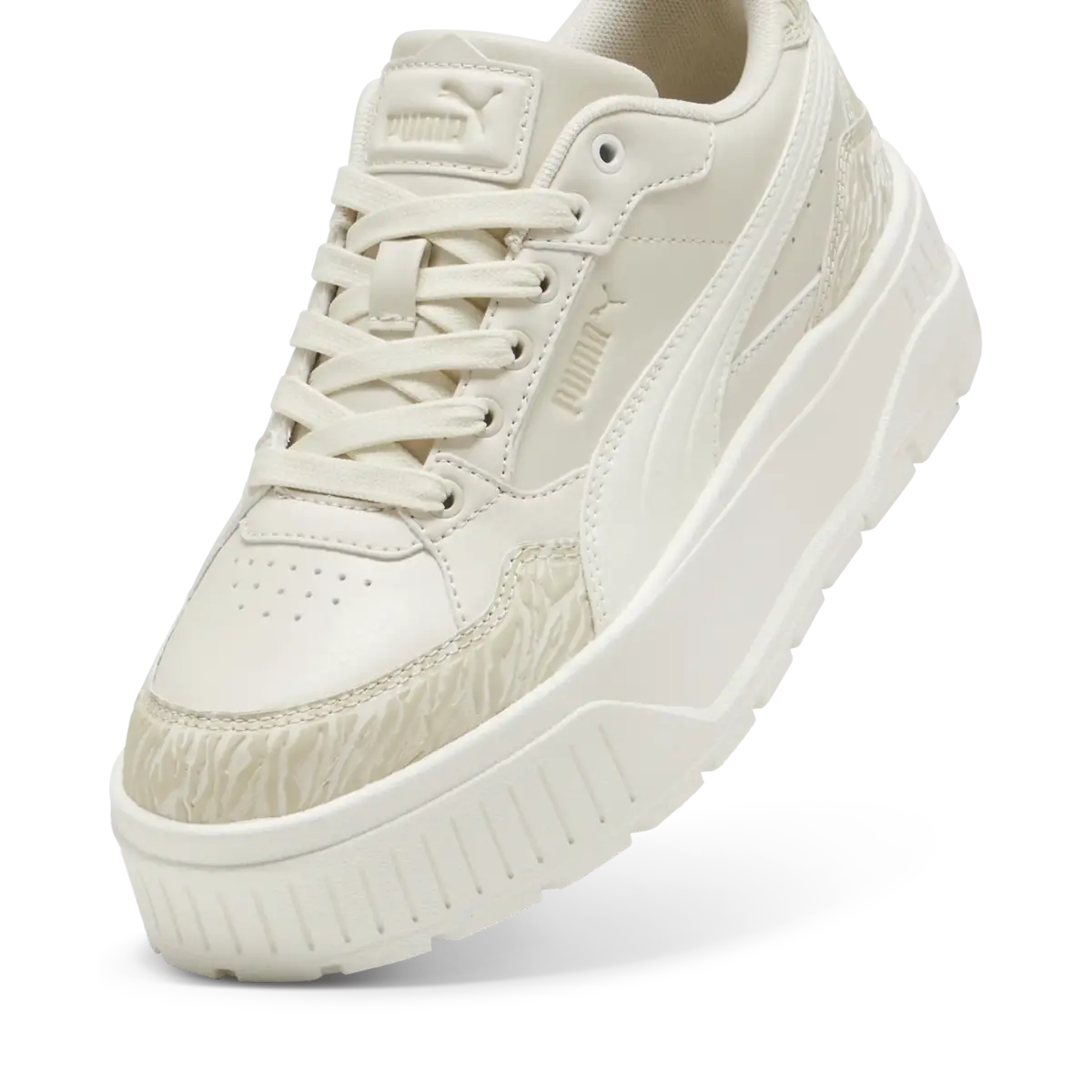 PUMA Karmen II Idol Animal Fever Kadın Bej Günlük Sneaker Ayakkabı