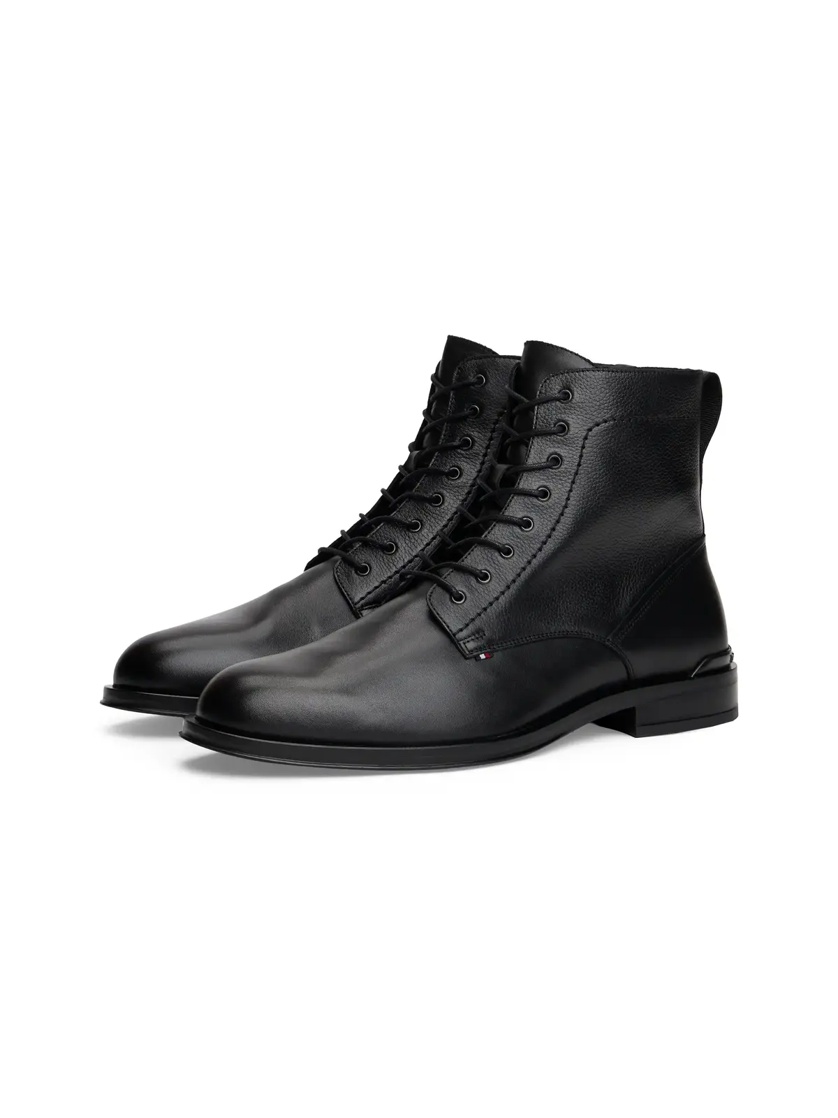 Tommy Hilfiger Corporate Hilfiger Lth Zip Boot Siyah Erkek Bot