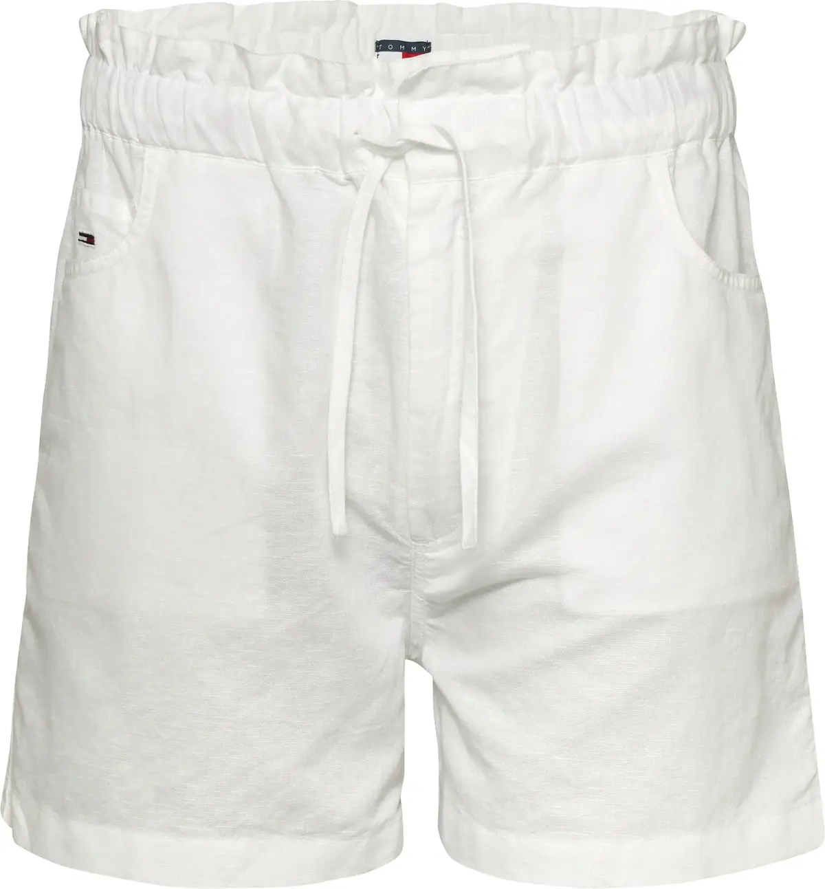 Tommy Hilfiger TJW COTTON LINEN SHO, YBL Beyaz Kadın Şort