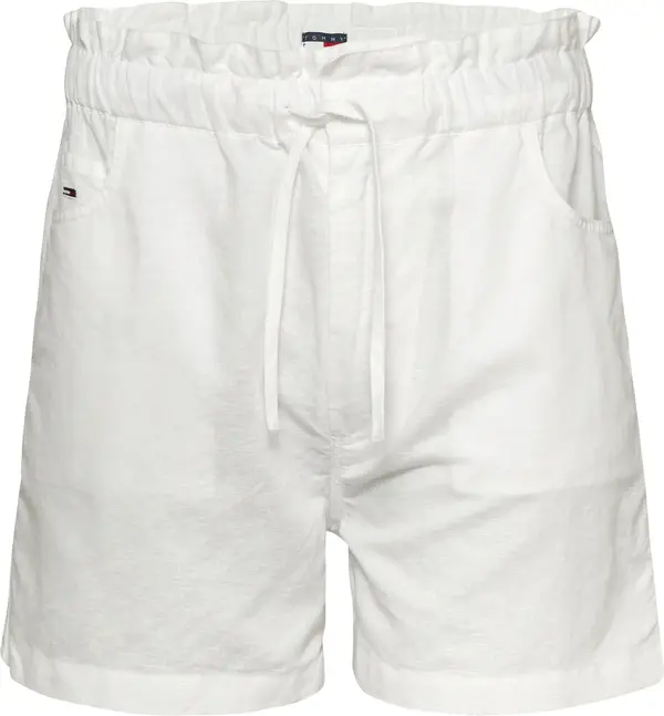 Tommy Hilfiger TJW COTTON LINEN SHO, YBL Beyaz Kadın Şort