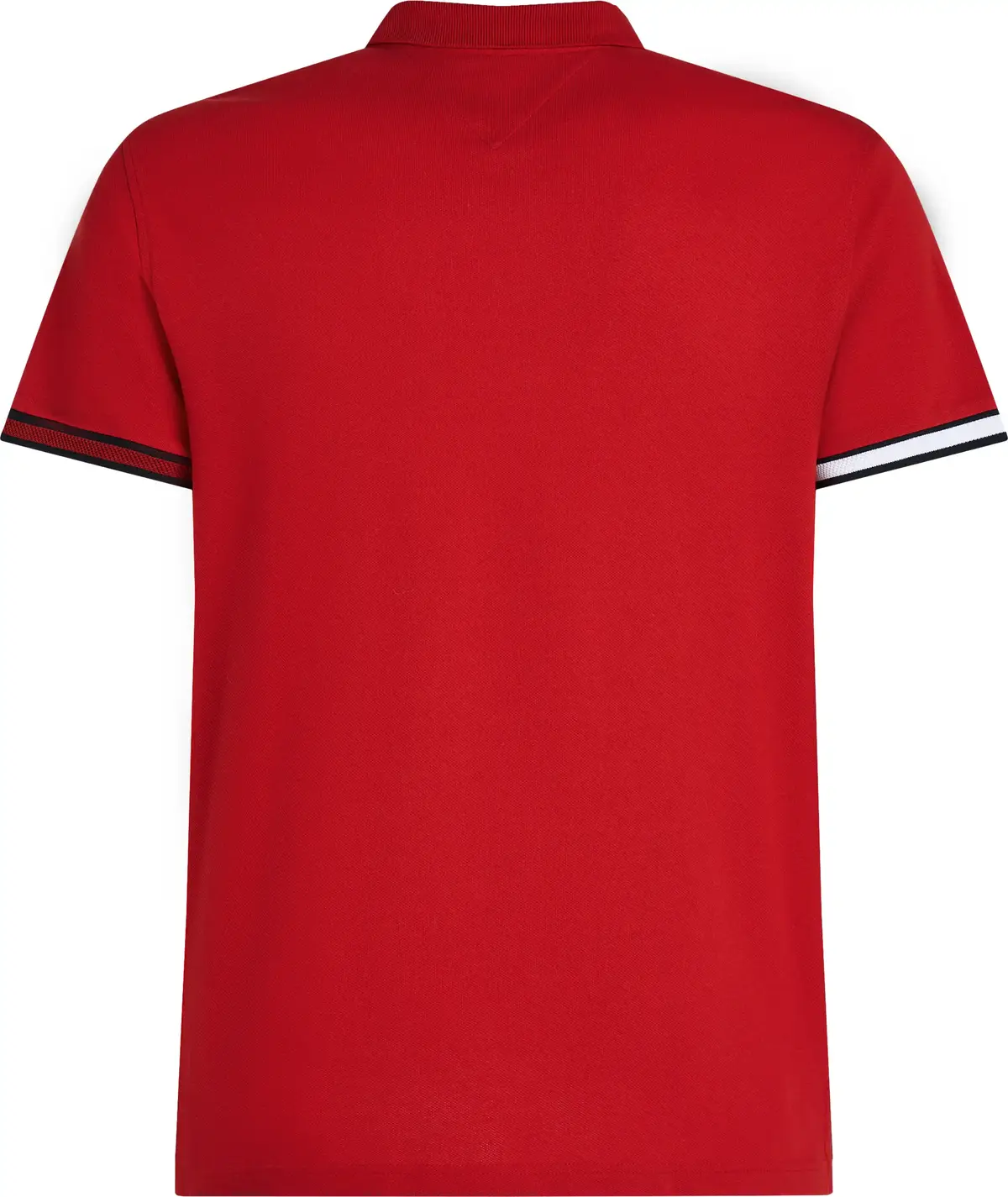 Tommy Hilfiger FLAG CUFF SLIM POLO, XLD Kırmızı Erkek T-Shirt & Polo