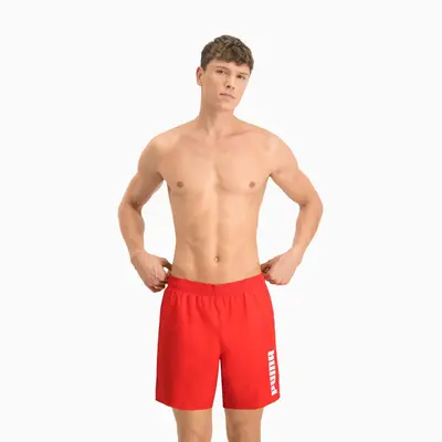 Puma Swim Men Mıd Shorts 1P Red