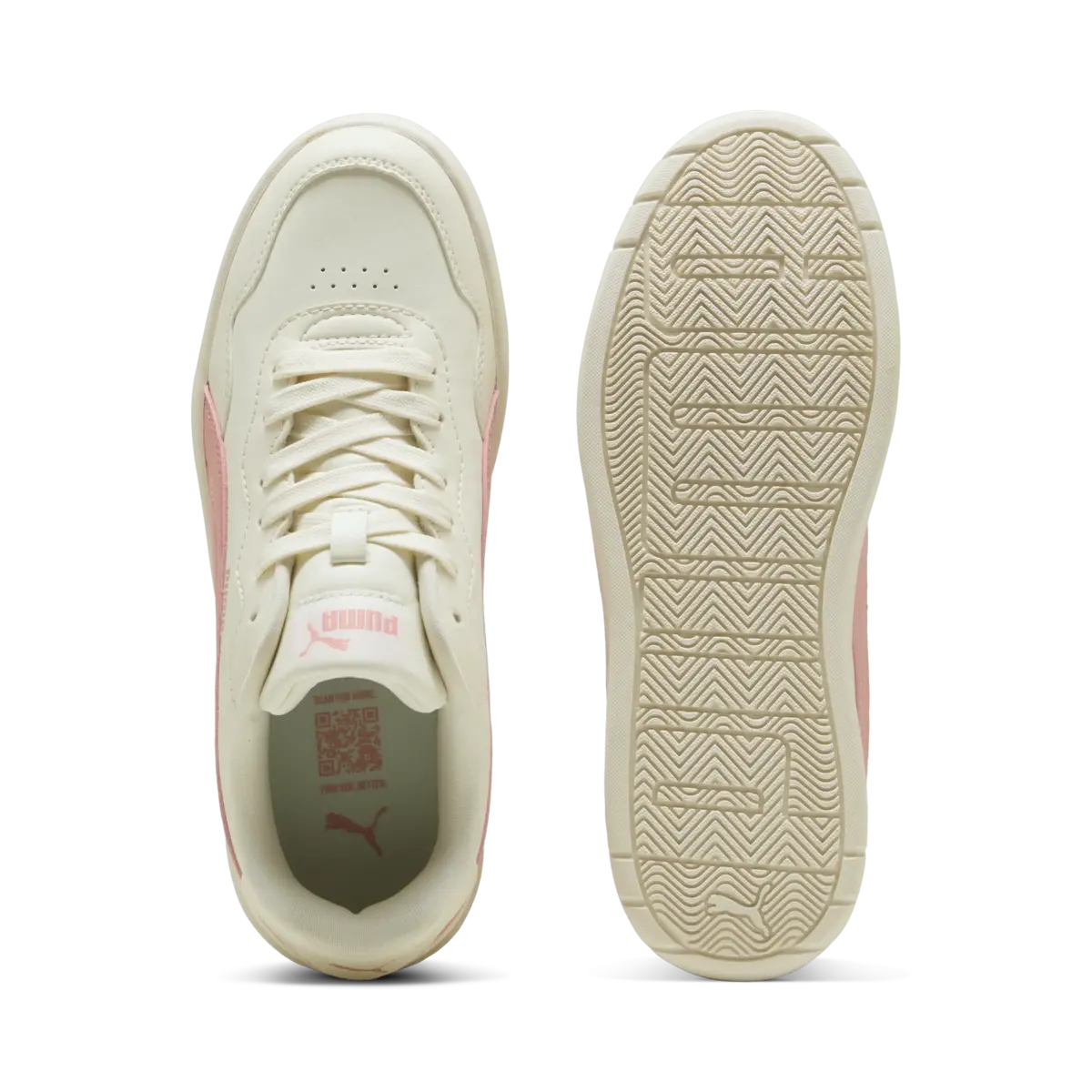 Puma Court Lally Skye Bej Kadın Spor Ayakkabı