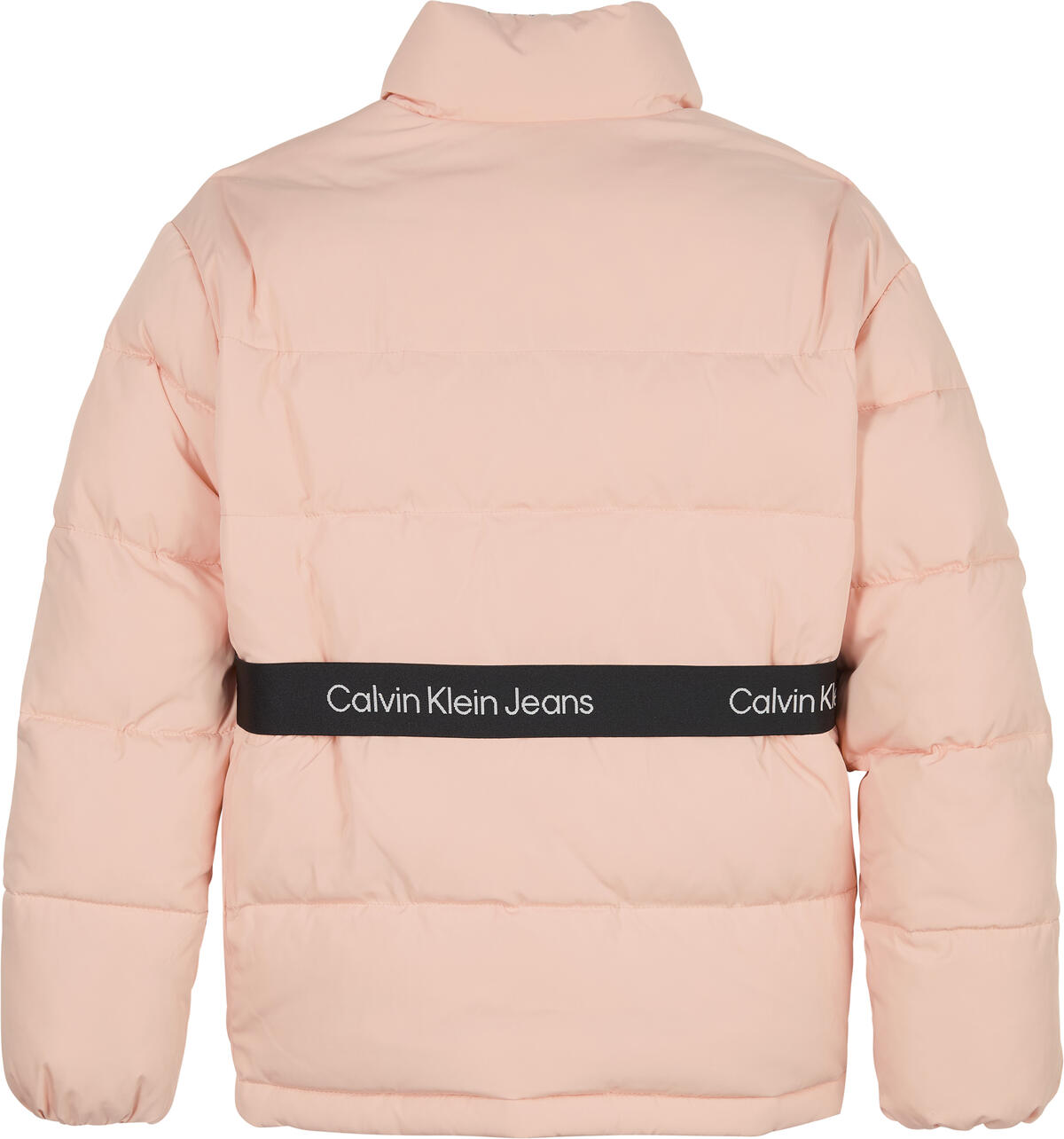 Calvin Klein LOGO TAPE BELT JACKE Kadın Pembe Şişme Mont