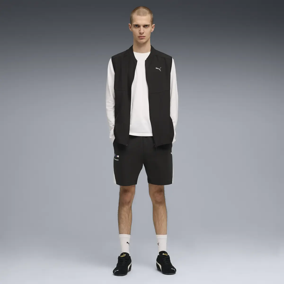 Puma BMW MMS Sportswear Shorts 7 Siyah Erkek Şort