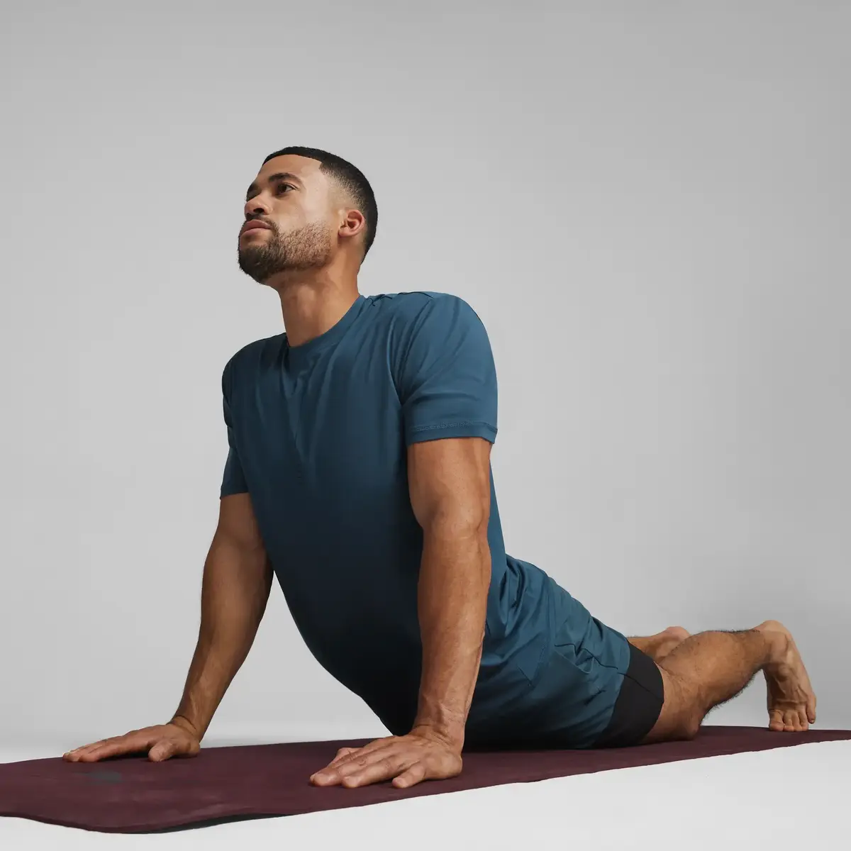Puma Yogini Lite Mesh Tee Mavi Erkek T-Shirt
