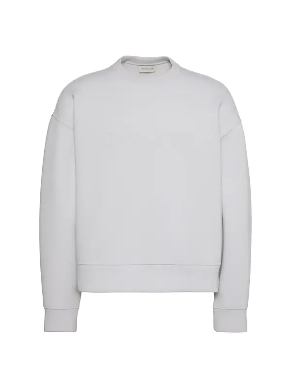 Calvin Klein SPACER CREWNECK SWEA, PSX Beyaz Erkek Sweatshirt