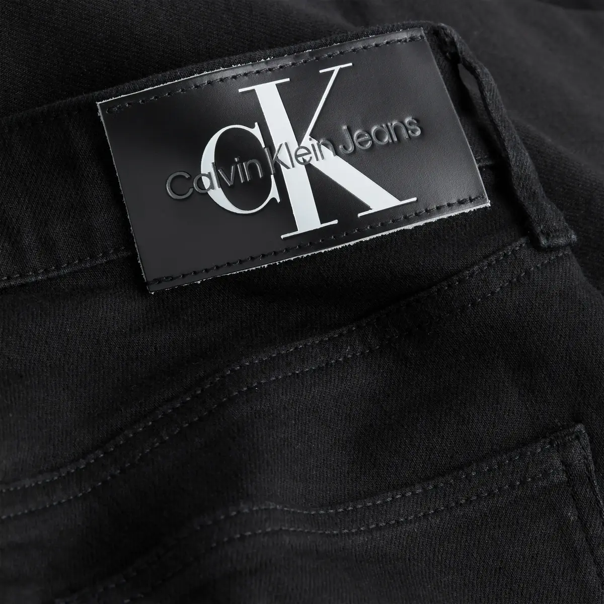 Calvin Klein SKINNY Erkek Siyah Kot Pantolon