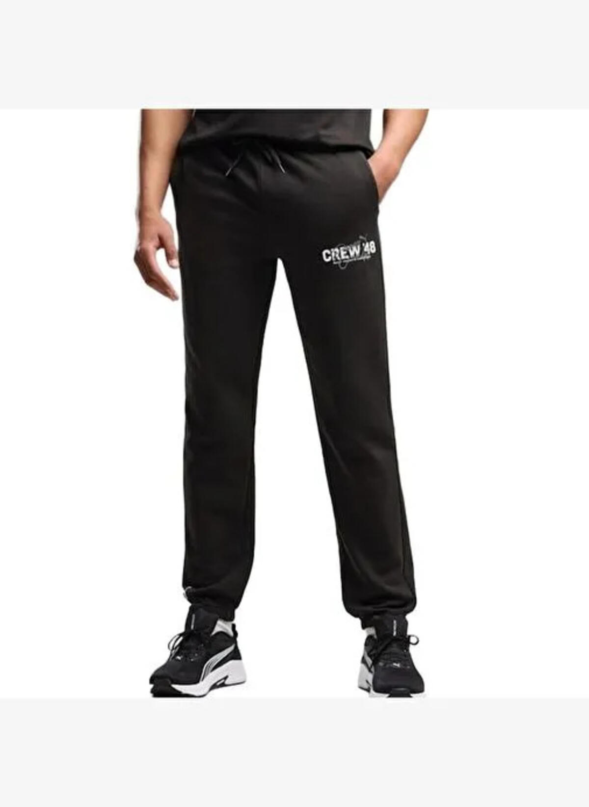 PUMA M PUMA CREW FT PANT Siyah Erkek Eşofman Altı