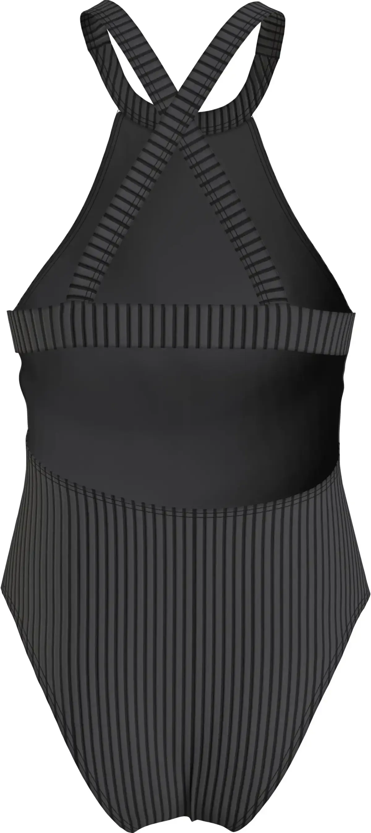Calvin Klein ONE PIECE HIGH NECK- Kadın Siyah Mayo