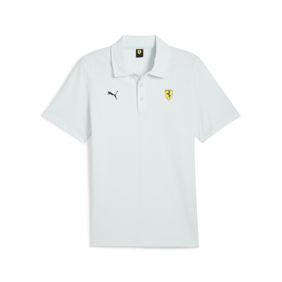 Puma Ferrari Race 2 Tone Polo Mavi Erkek T-Shirt