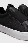 Calvin Klein CUPSOLE LACE UP LTH, BEH Siyah Kadın Spor Ayakkabı