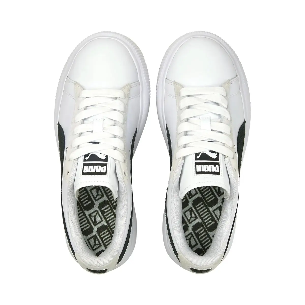 Puma Suede Mayu Mix Wn S Beyaz-Siyah Kadın Günlük Spor Ayakkabı