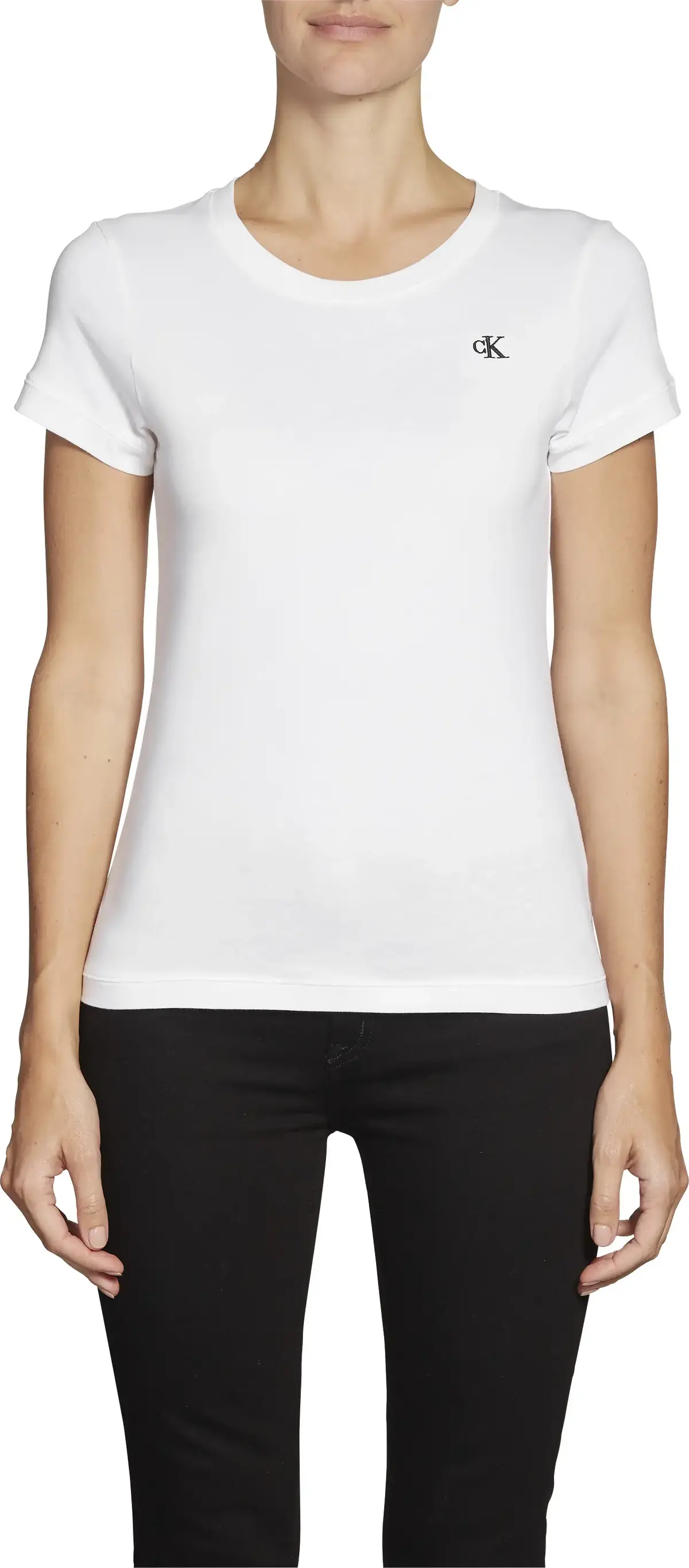 Calvin Klein Beyaz Kadın T-Shirt & Polo