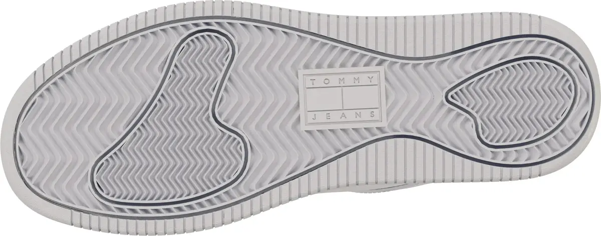 Tommy Hilfiger TJW RETRO BASKET ESS, YBS Beyaz Kadın Spor Ayakkabı & Sneaker